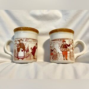 *EUC* BILTON’S English Street Market Scenes - Made in England - Ceramic Mugs
